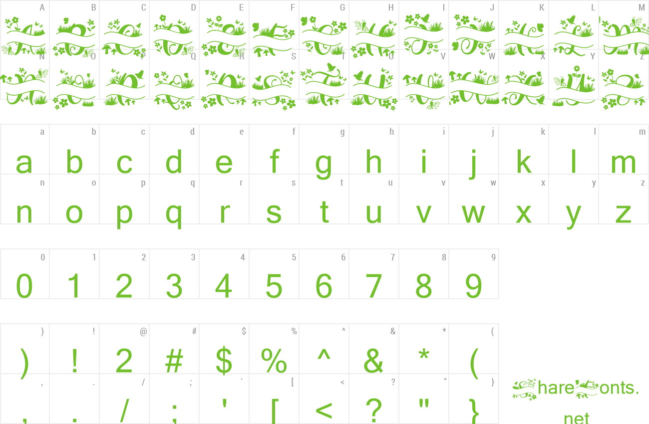 Font Spring Natural Monogram preview